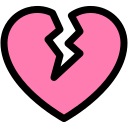 corazón roto icon