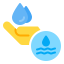 ahorrar agua icon