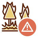 incendio forestal icon