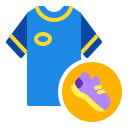 ropa deportiva icon