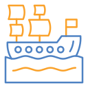 barco pirata icon