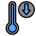 Baja temperatura icon