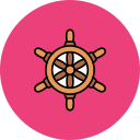 rueda de la nave icon