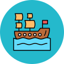 barco pirata icon