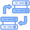 transferencia de datos icon