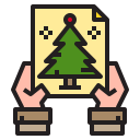 Tarjeta de Navidad icon