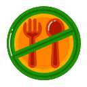 sin comida icon