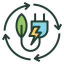 energía renovable icon