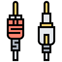 Conector jack icon