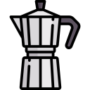 Cafetera moka icon