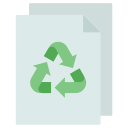 papel ecológico icon