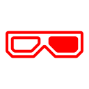 gafas 3d icon