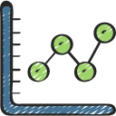 Gráfico de líneas icon