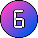 número 6 icon