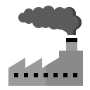 contaminación de fábrica icon