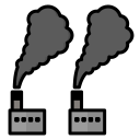 contaminación de fábrica icon