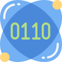 Código binario icon