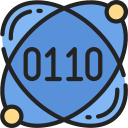 Código binario icon