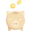Piggy bank icon