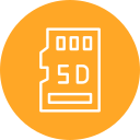 tarjeta micro sd icon