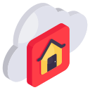 casa en la nube icon