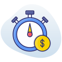 el tiempo es dinero icon