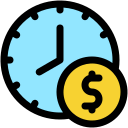 el tiempo es dinero icon