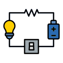 circuito electrico icon