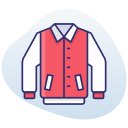 chaqueta de universidad icon