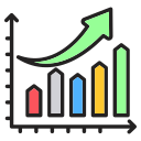 gráfico de crecimiento icon