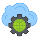 gestión global de la nube icon