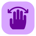 deslizar la mano icon