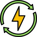 energía renovable icon