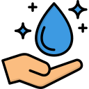 ahorrar agua icon