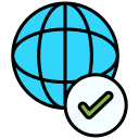 cuadrícula del globo icon