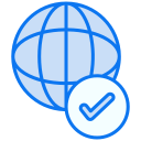 cuadrícula del globo icon