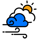 nube y viento icon