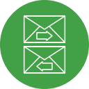 intercambiar correos icon