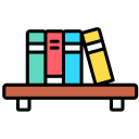 estante para libros icon