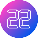 número 22 icon