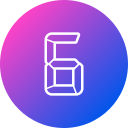 número 6 icon