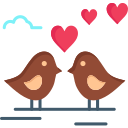 pájaros del amor icon