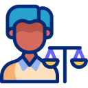 hombre abogado animated icon