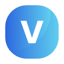 v icon