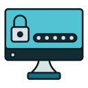 la seguridad cibernética icon