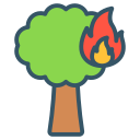 incendio forestal icon