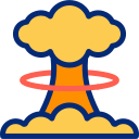 explosión nuclear icon