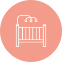 cuna de bebe icon