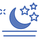 luna y estrellas icon