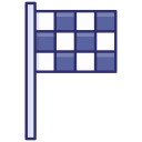 bandera de finalización 